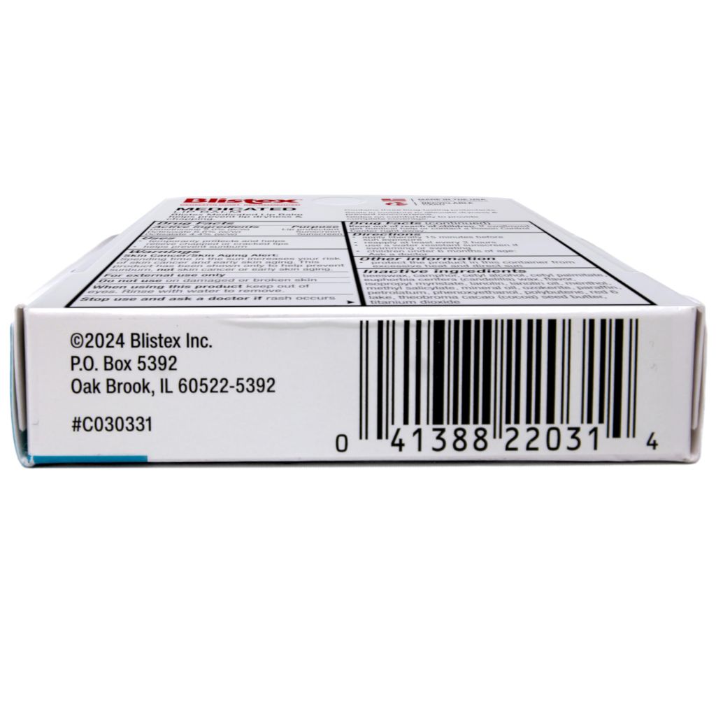 Blistex Medicated Lip Balm SPF 15 0.15 Oz