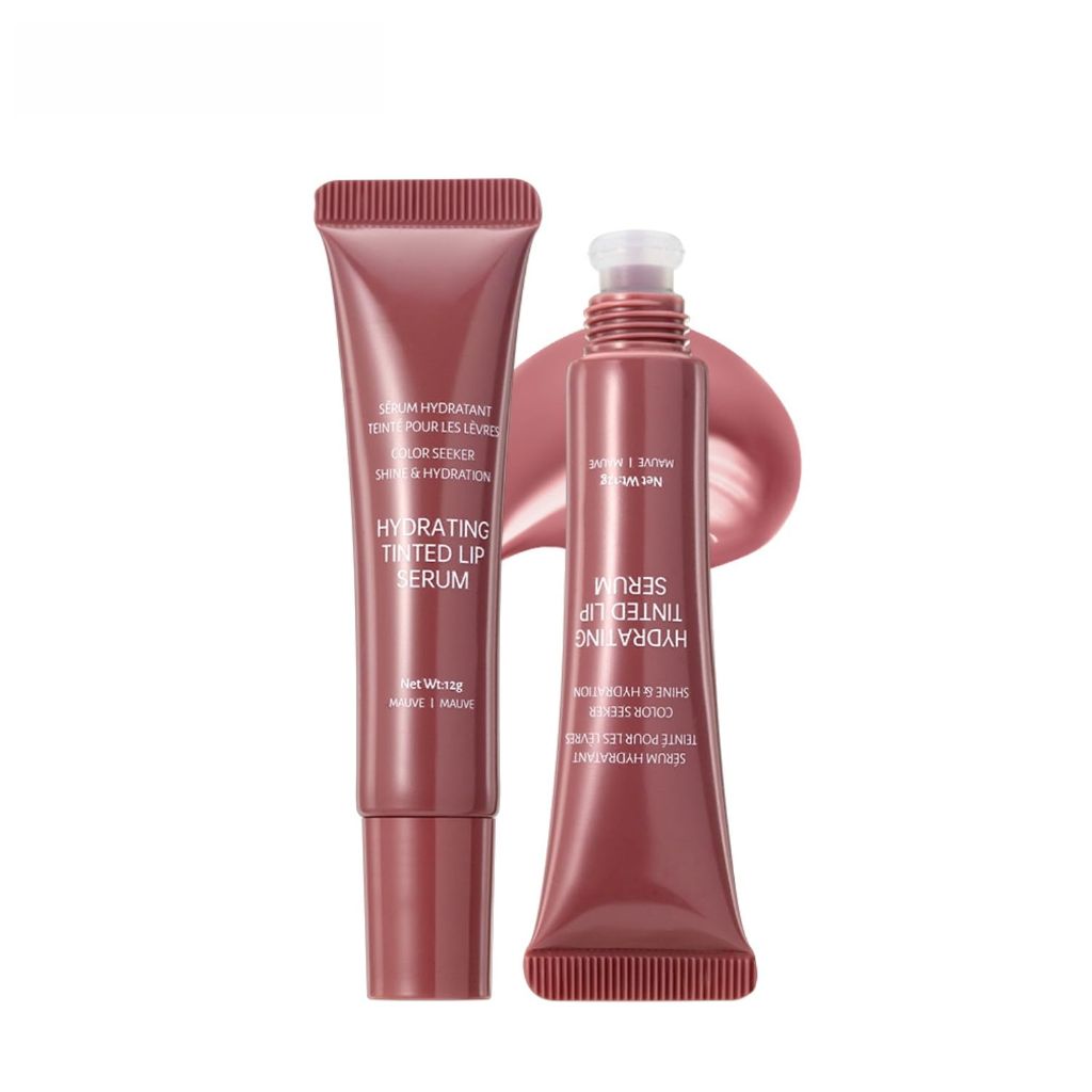 Melemando 6 Colors Plumping & Hydrating Lip Gloss Lip Oil (05 Red Beans)