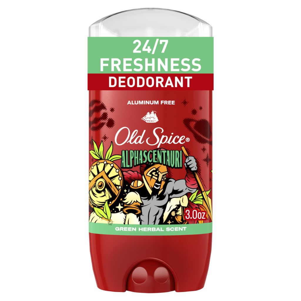 Old Spice Aluminum Free Deodorant for Men Green Herbal Scent, 3.0 oz