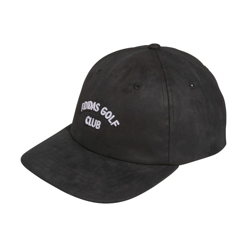 Adidas Women's Faux Suede 6-Panel Golf Hat, Black, One Size