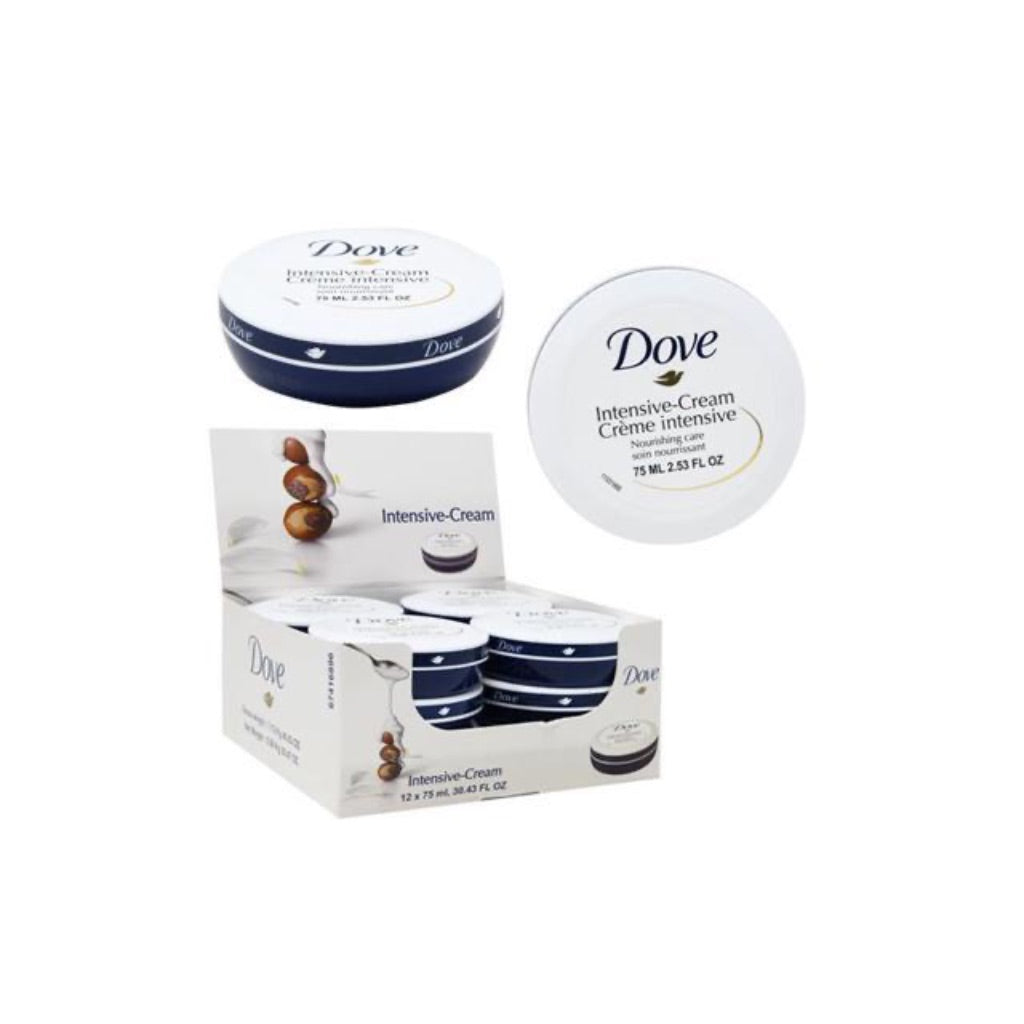 Dove Intensive Nourishing Cream - Blue, 2.53 fl. oz. (3 Pack)