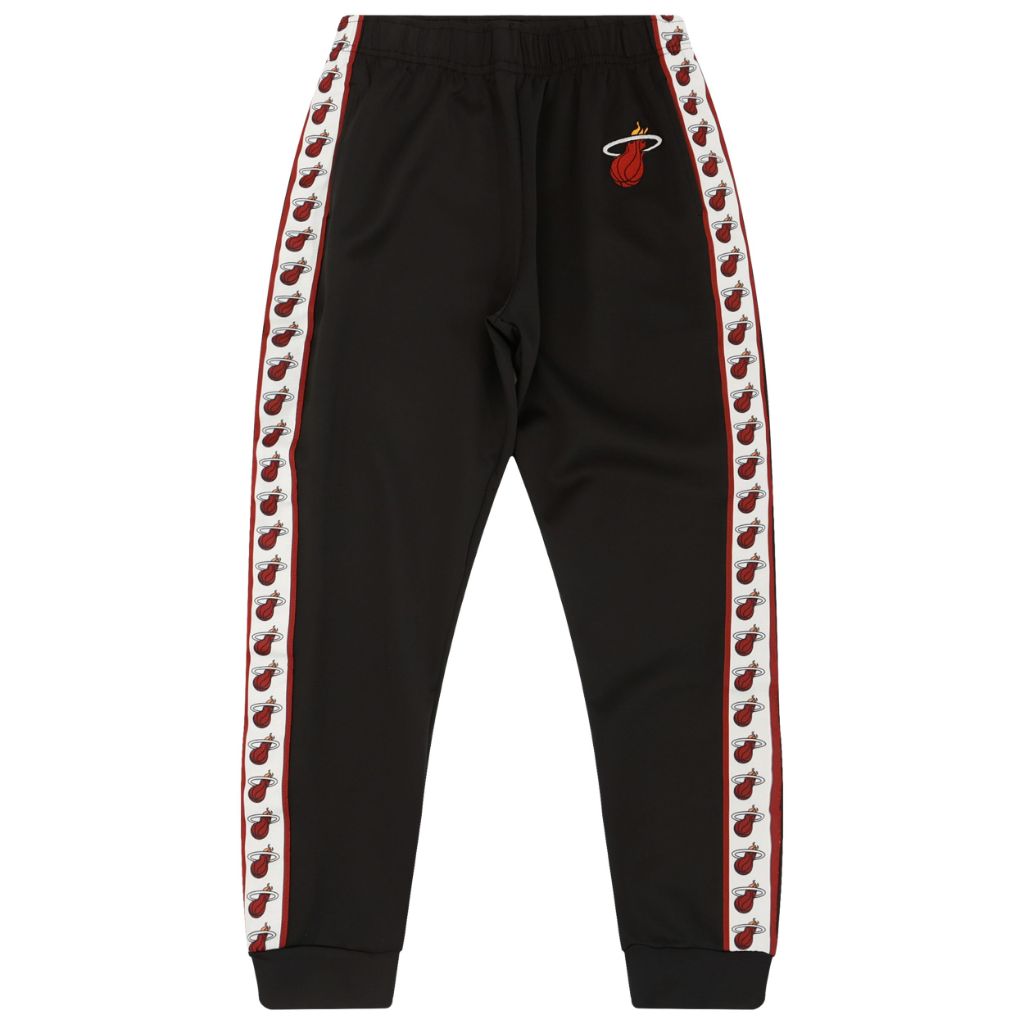 FOCO Miami Heat NBA Mens Stripe Logo Track Pants - L