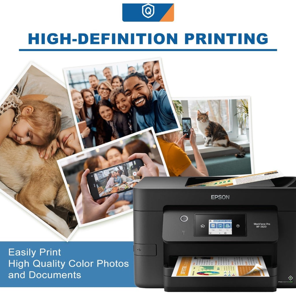 822XL 822 Ink Cartridges Combo Pack Remanufactured for Epson 822XL T 822 XL T822 Ink (5 Pack, Black Cyan Magenta Yellow)