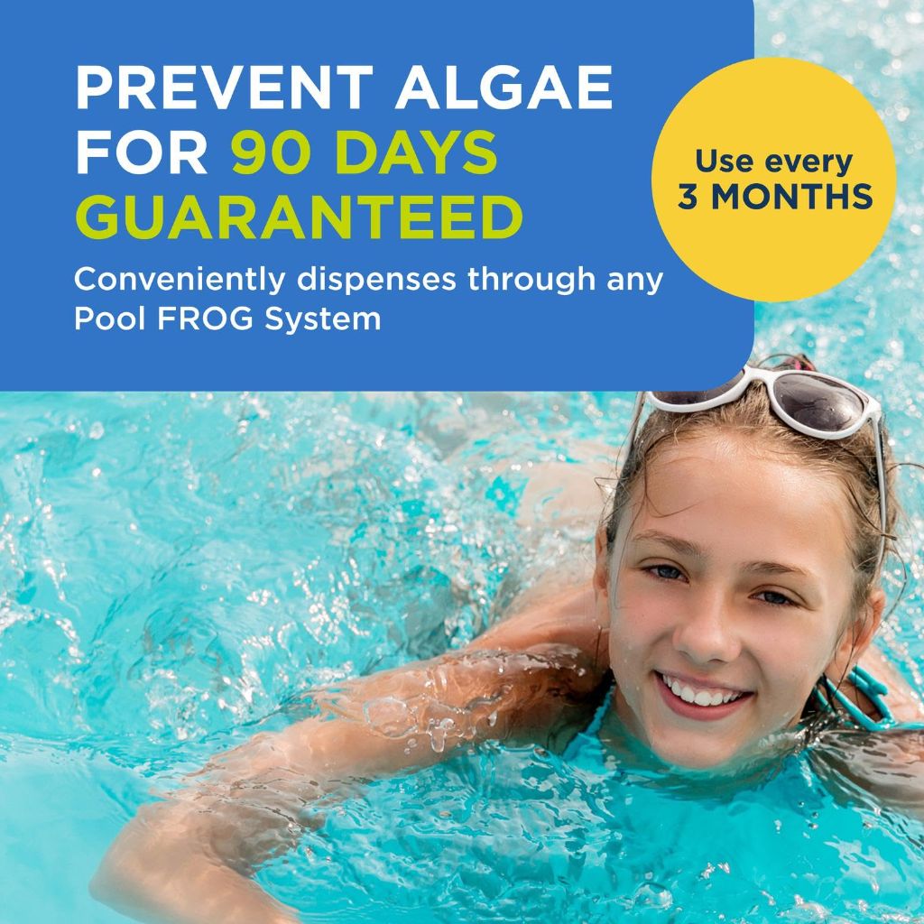 FROG BAM 90-Day Algae Preventative - Pool Winterizer Chemical and Algaecide Treatment for Preventing & Removing Algae