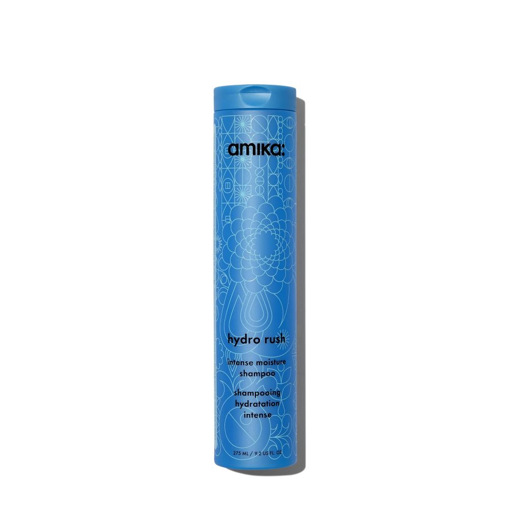 Amika hydro rush intense moisture shampoo with hyaluronic acid, 275ml