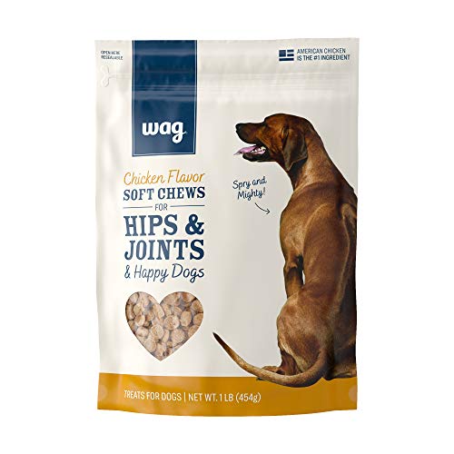 Wag Chicken Flavor Hip & Joint Training Treats for Dogs  1 Lb. Bag (16 Oz)