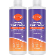 Lume Laundry Stink Eraser - Detergent Booster & Sink Soak - Eliminates Body Odor In Clothes - Odor Blasting Enzyme Blend - Makes Your Detergent Work Better - Free And Clear - 8 fluid ounces (2 Pack)