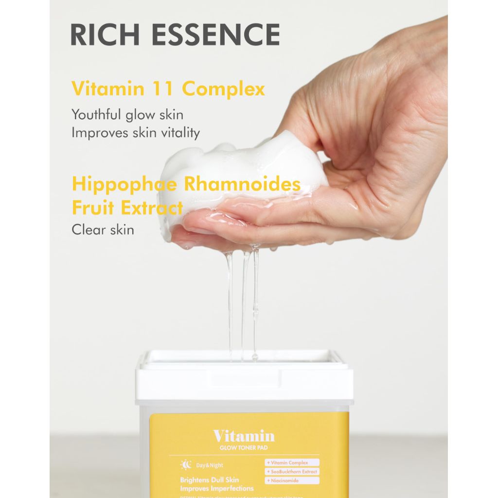 DERMAL Vitamin C Toner Pads 120 Count