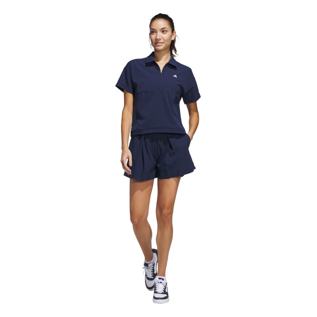 Adidas Women's Go-to Pleated Short, Collegiate Navy, XX-Large