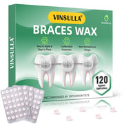 VINSULLA Orthodontic Wax for Braces Wax 120 Individual | Strawberry
