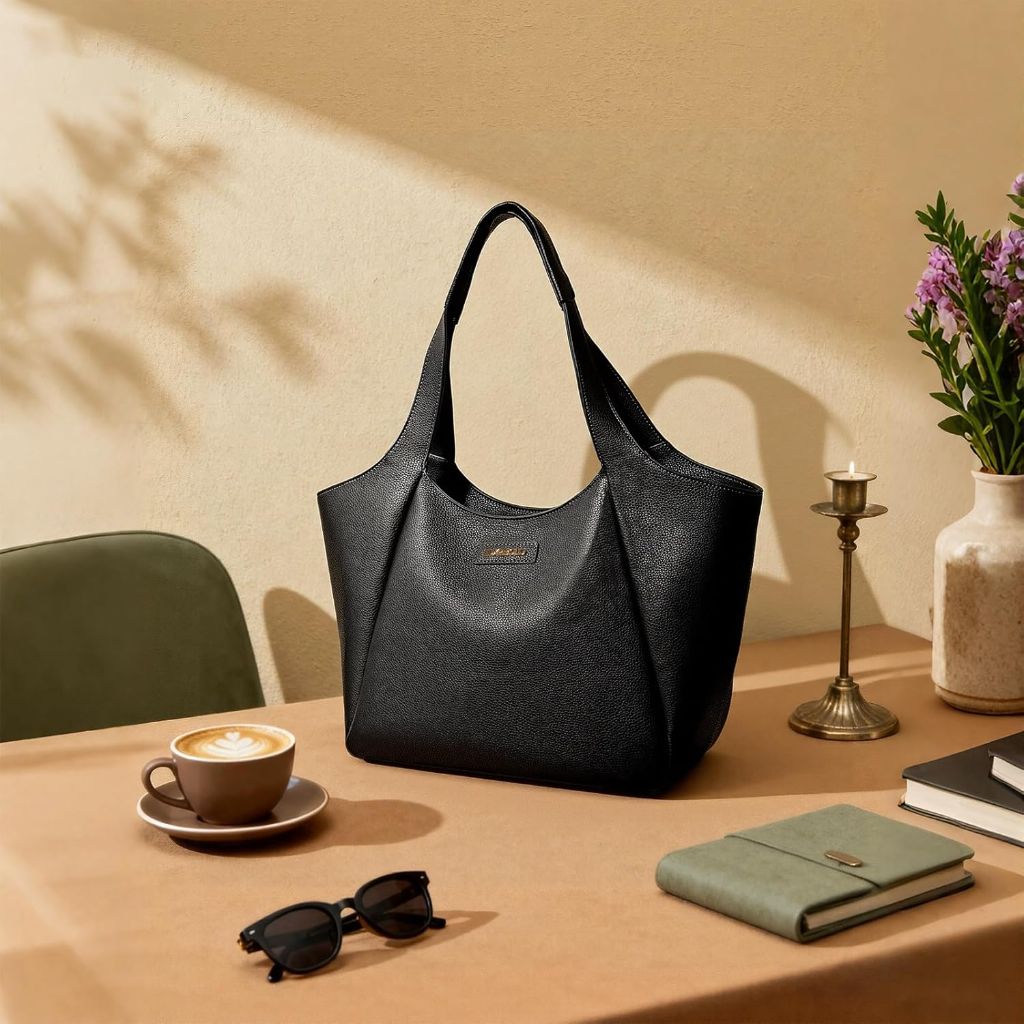 LuxeBold Hobo Bag for Women Work Tote Bags with Pouch Shoulder Handbag
