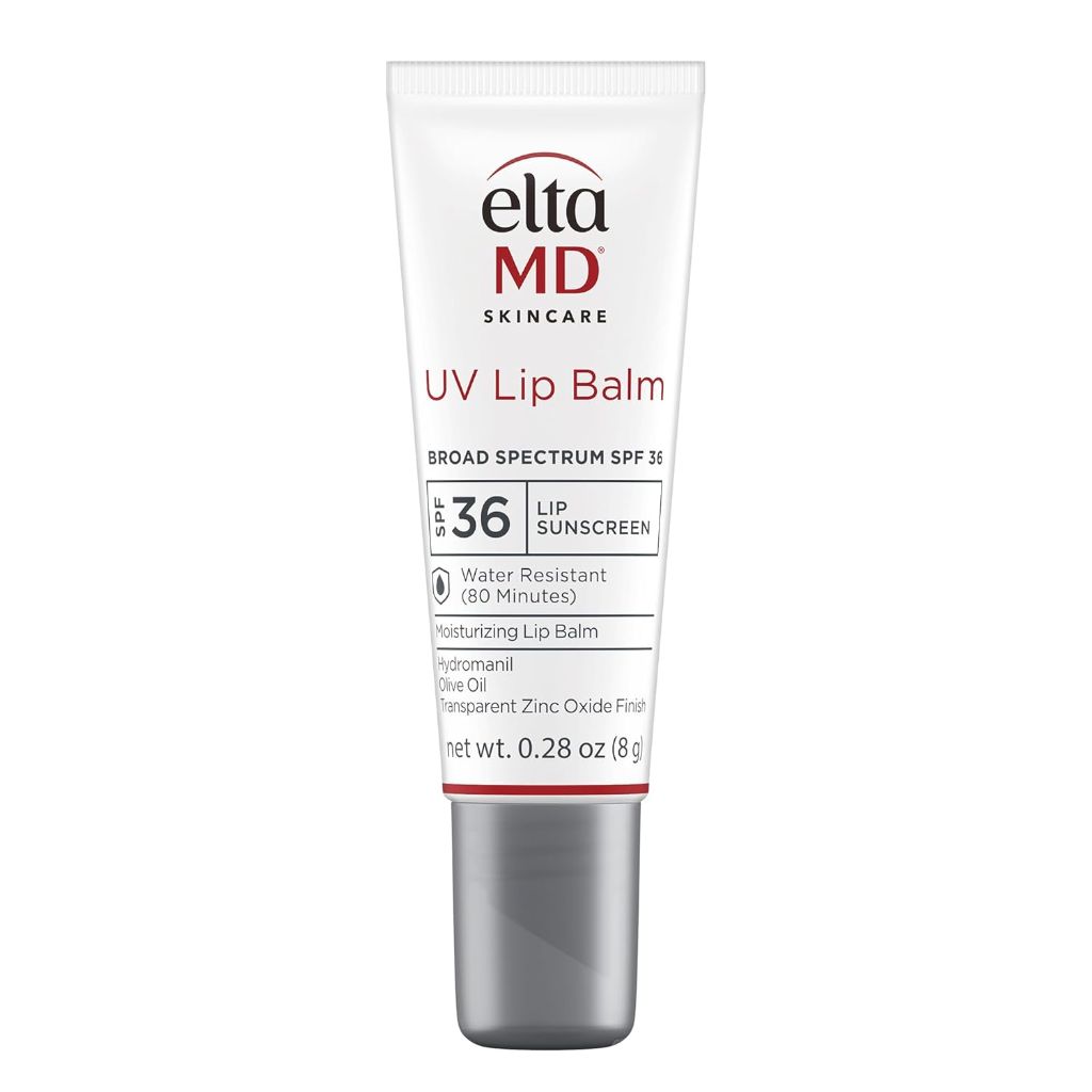 EltaMD UV Lip Balm Sunscreen with SPF 30+, Transparent Zinc Oxide - 0.28 Tube