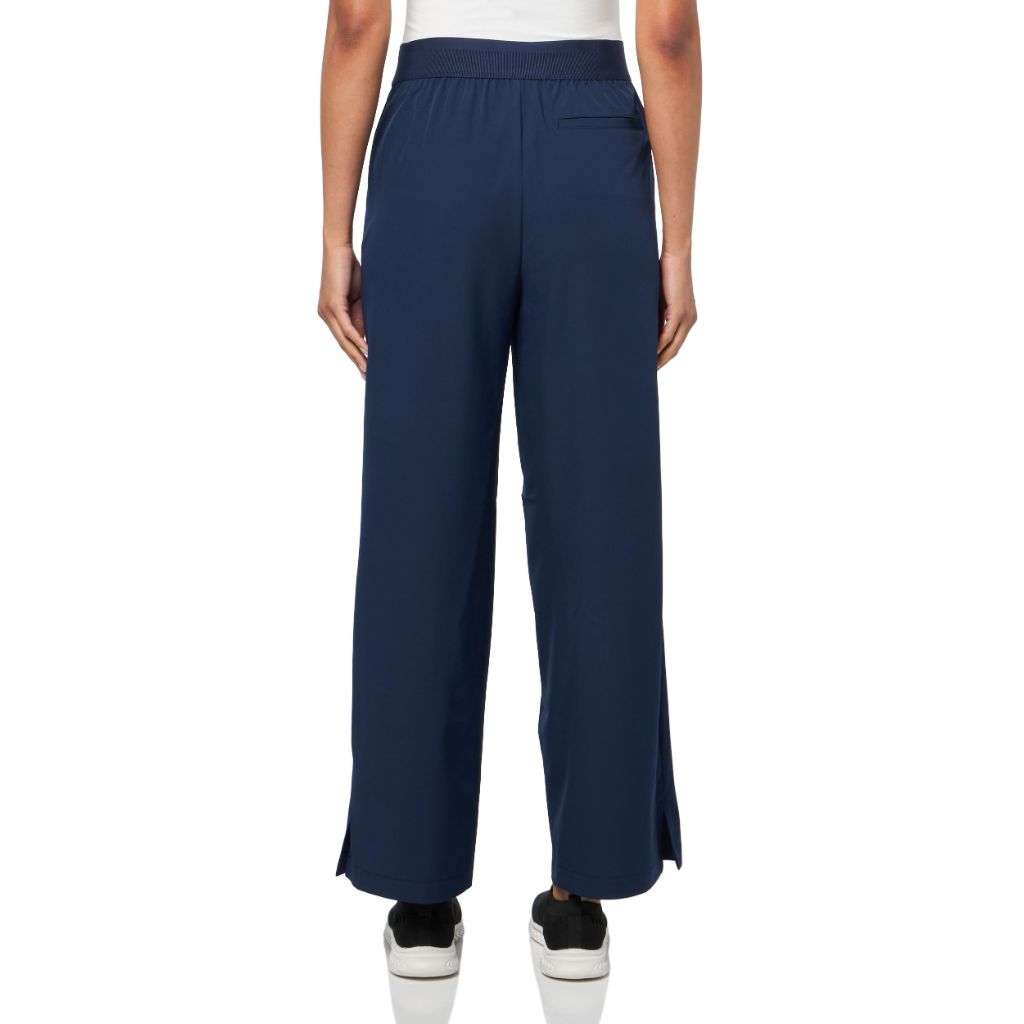 SZ 2XL, PGA Tour Women's Flowy Golf Pants with Tummy Control - Elastic Waistband & Stretch Fabric, Peacoat