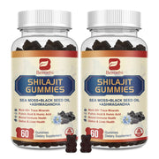 2Pack Shilajit Resin Gummies, 10000mg - 60 gummies