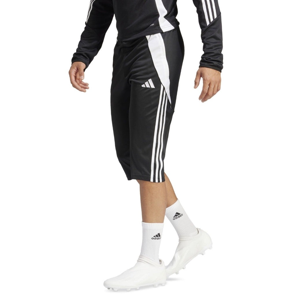 adidas Men's Tiro 24 3/4 Sweat Pants - Black/White, Size XS