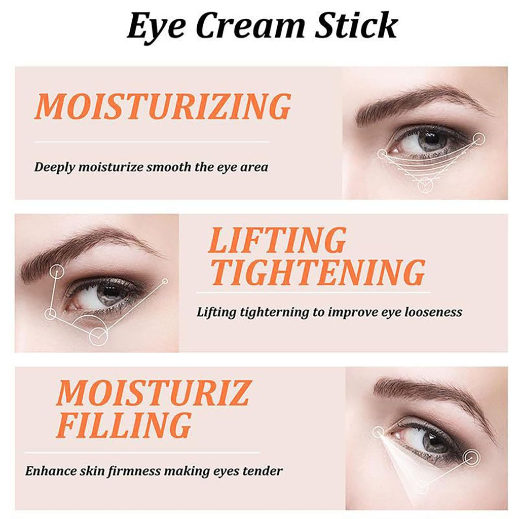 2Pcs for Eye Bags, for Under Eye Bags, Erase for Dark Circles Puffiness 0.11oz Compact Size