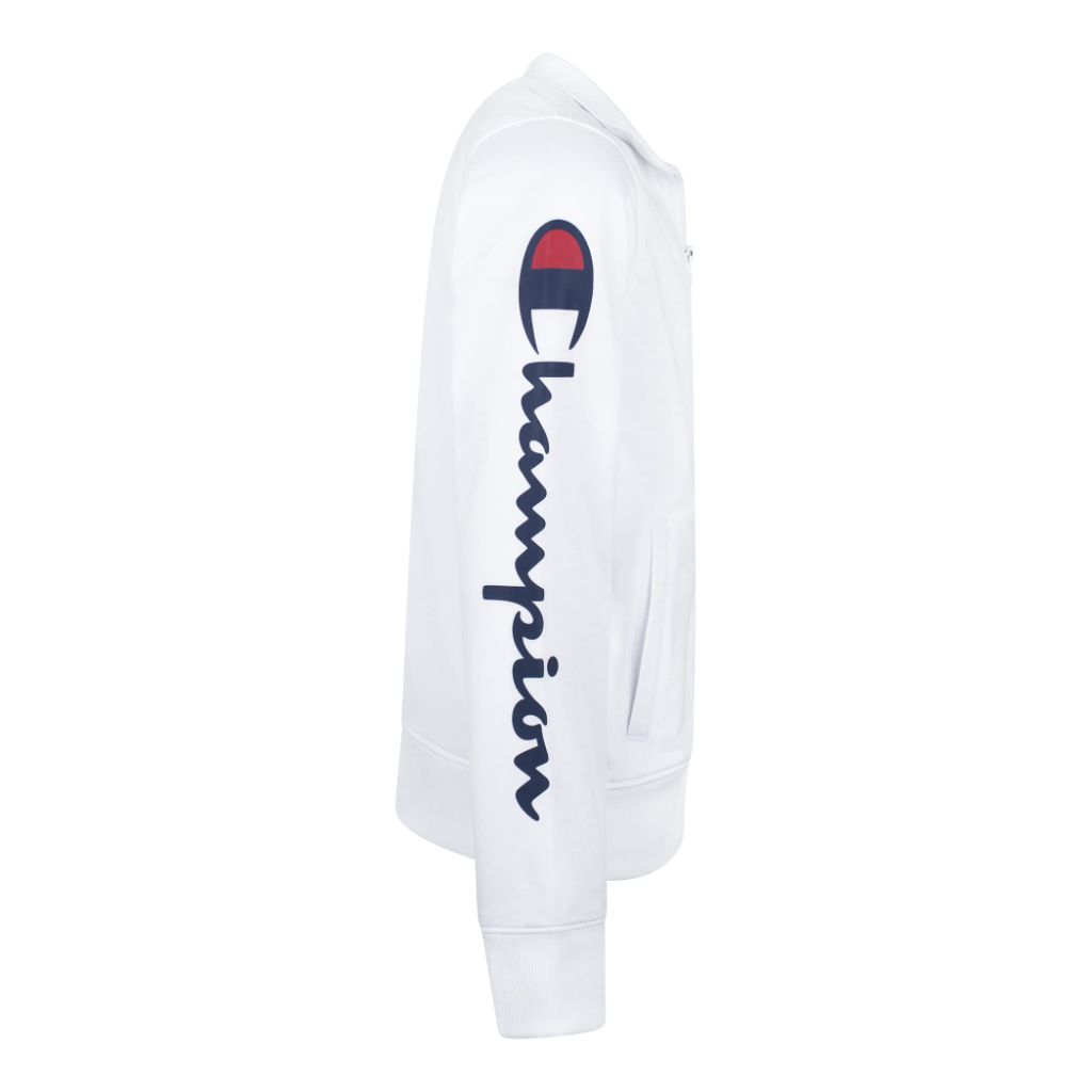 Champion Heritage Boys Full Zip Track Jacket Kids Clothes (X-Large, White)