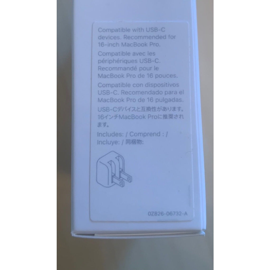 Apple 96W USB-C Power Adapter - MX0J2AM/a