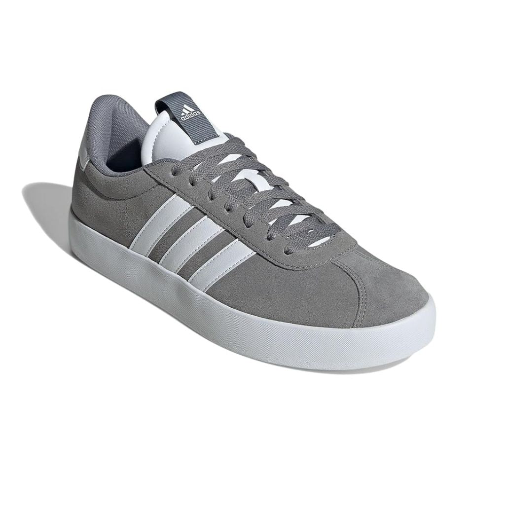 adidas Men's VL Court 3.0 Shoes - Gray/White, Size 9.5