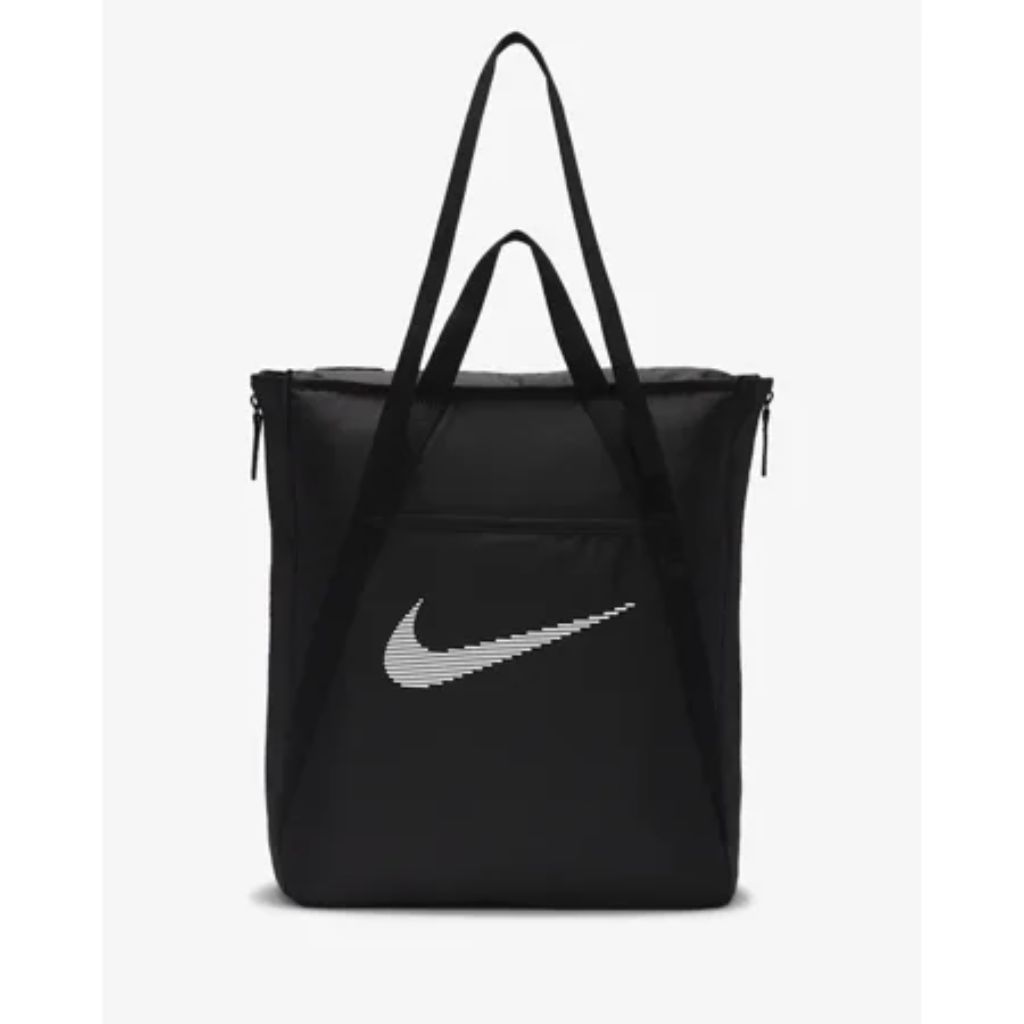 Nike Womens Gym Training Tote 28L Bag Black White Travel Everday (DR7217-010)