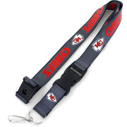 Aminco NFL Team Lanyard - Charcoal Kansas City Chiefs