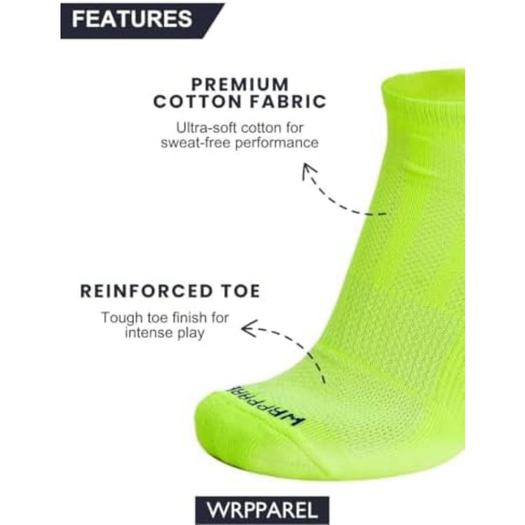 Cotton Mens Low Ankle Athletic Socks Gifting Sports Running Gym Yoga Workout - 3 & 6 Pairs (6-8/8-10/10-13)