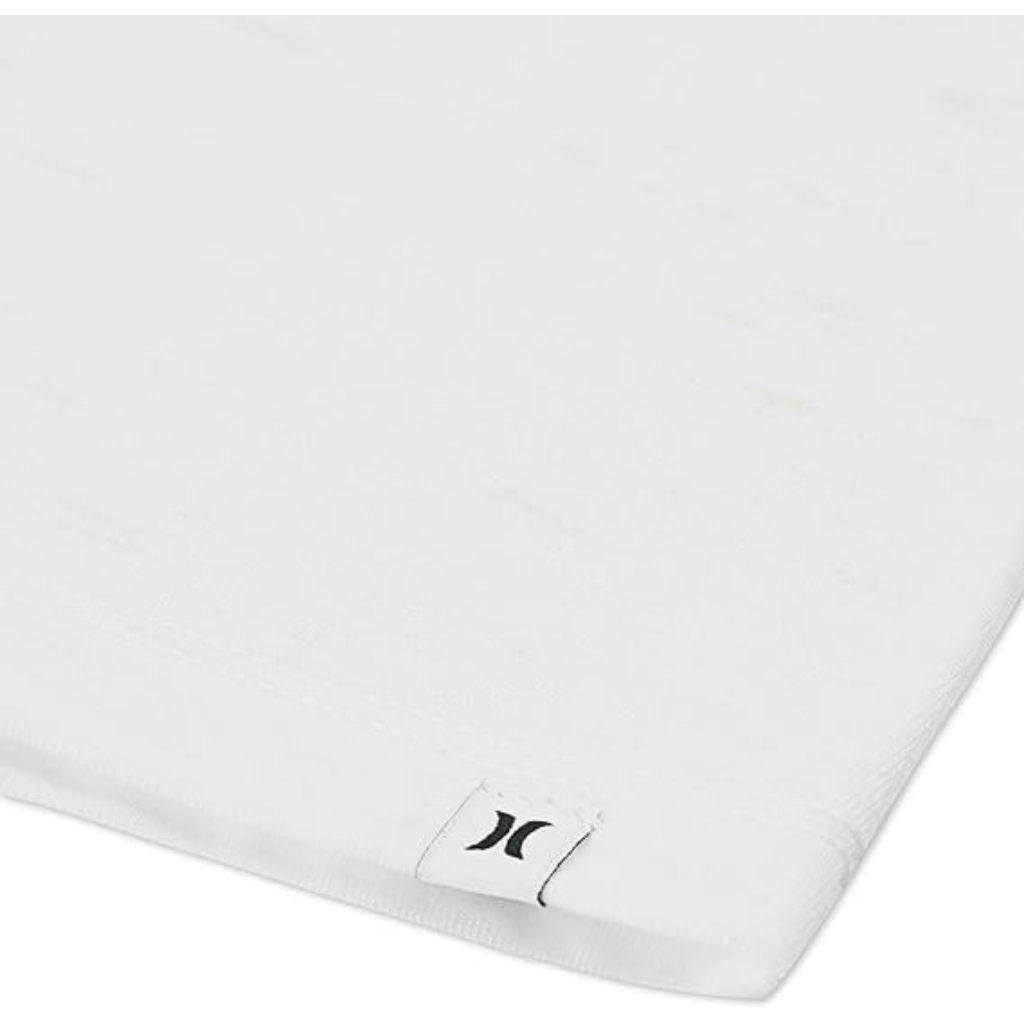 Hurley Girl's Soft Knit Basic T-Shirt - Marshmallow, Size Small