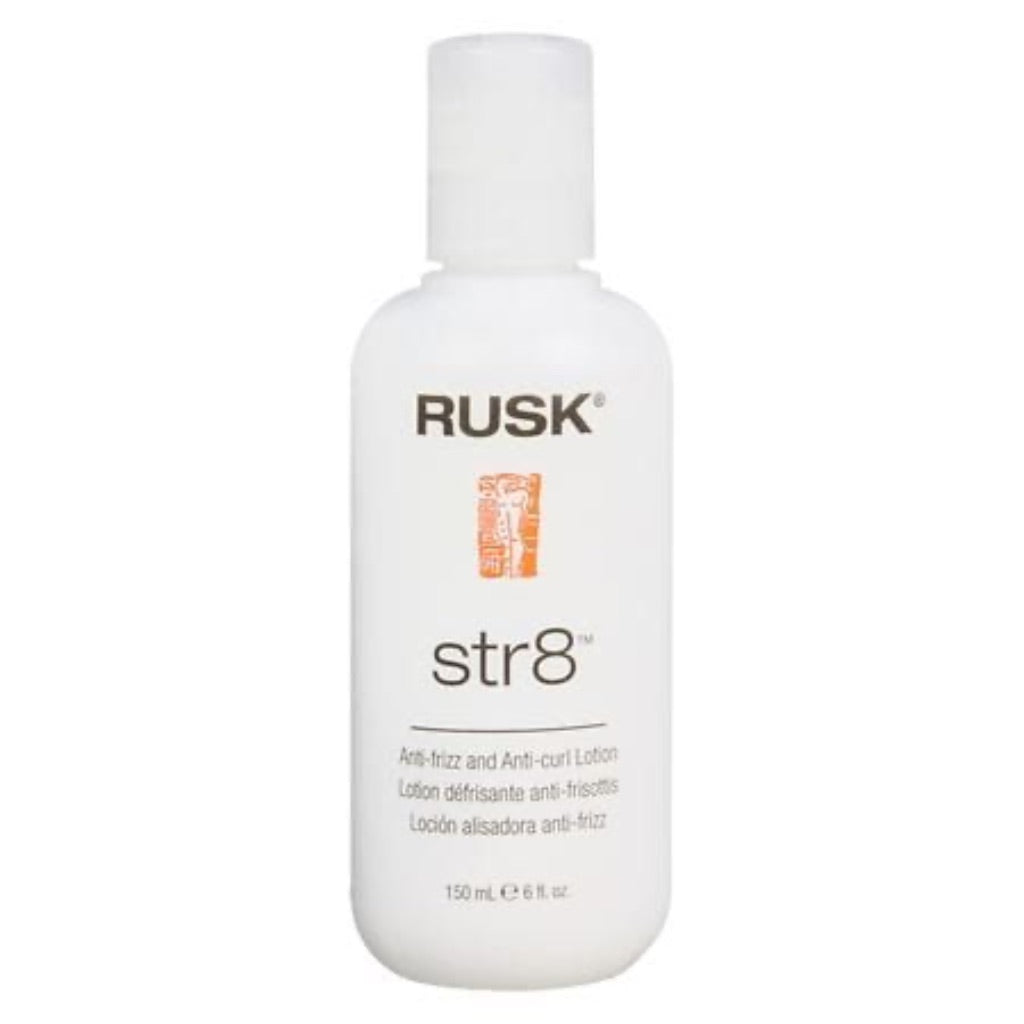Rusk Str8 Anti-Frizz and Anti-Curl Hair Lotion  6 Oz