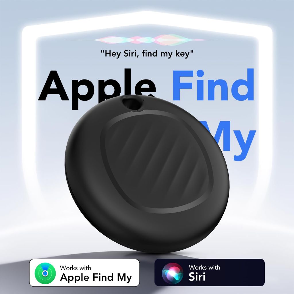 CHRFRY Air Tracker Tags - 4 Pack, Bluetooth Tracker for Apple Find My (iOS Only)