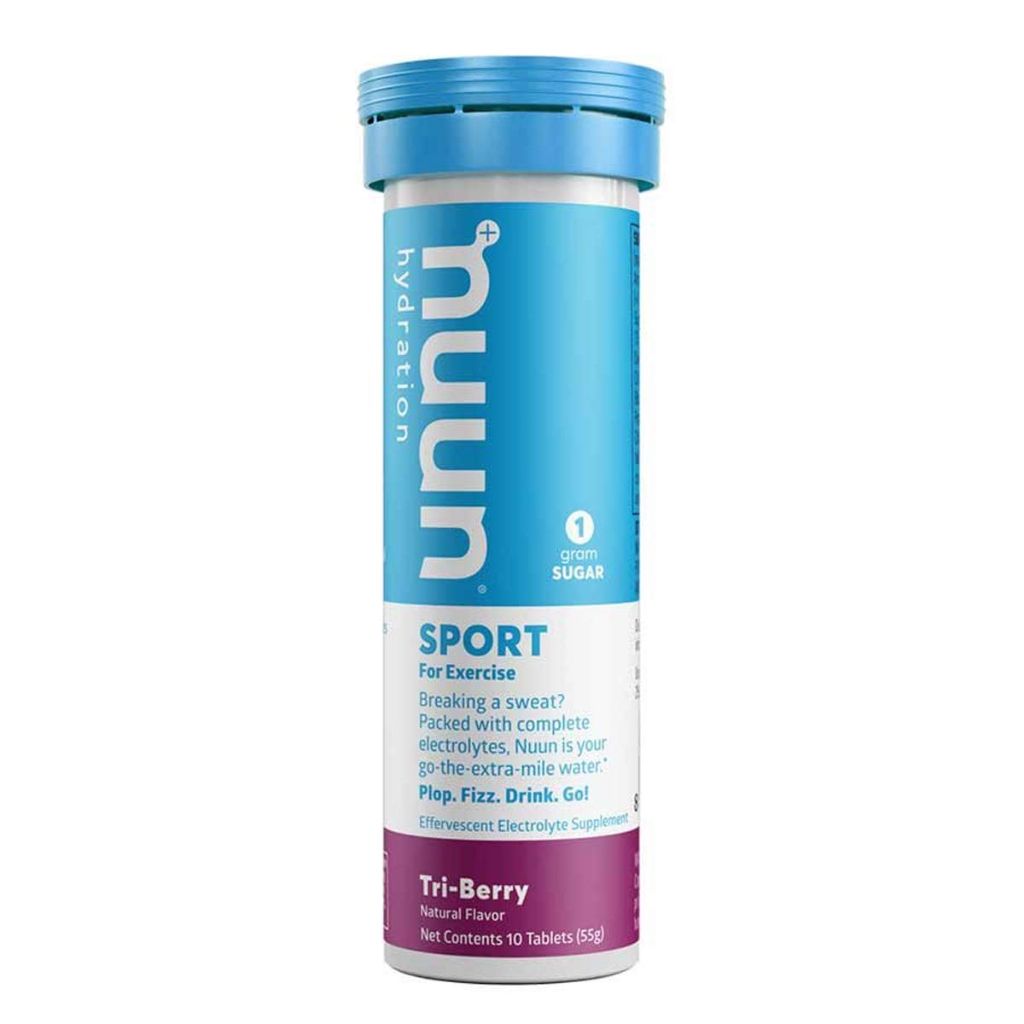 Nuun Active Hydration Tablets: Tri Berry Box of 8 Tubes