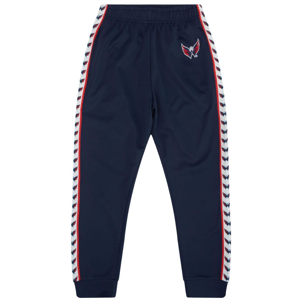 FOCO Men's Standard NHL Team Color Stripe Logo Track Suit Pants Extra L