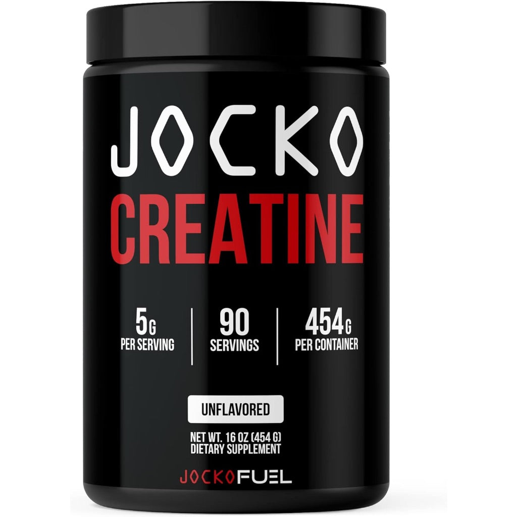 Jocko Fuel Jocko Fuel Creatine Monohydrate Powder, Unflavored, 16oz (90 Servings)