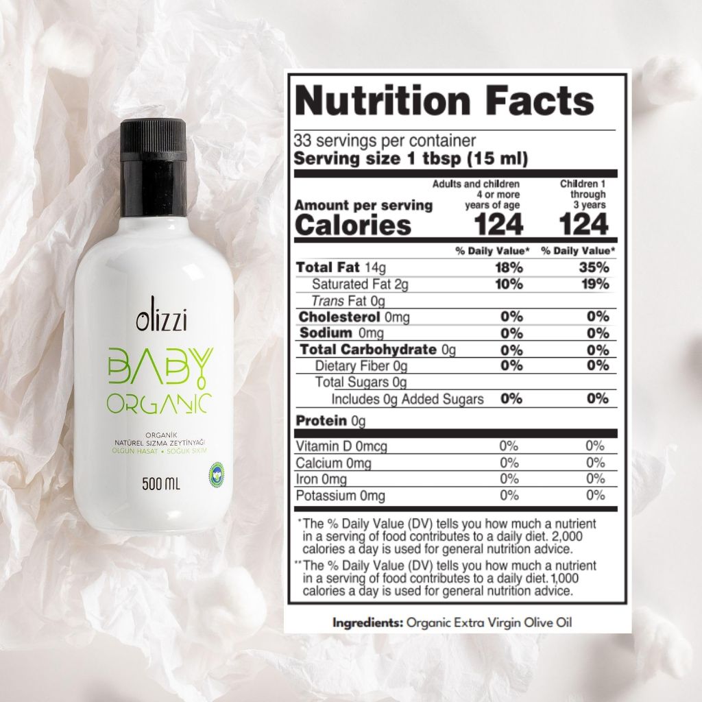 Olizzi Olive Oil for Baby Food - 16.9 fl. oz.