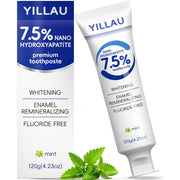 7.5% Nano Hydroxyapatite Whitening Toothpaste, Fluoride Free, for Sensitive Teeth - Mint, 4.23oz.