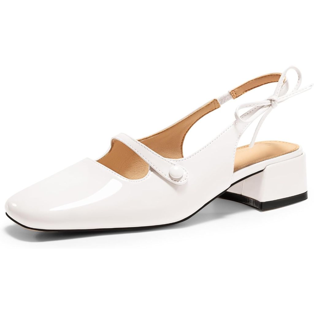 SZ 7.5 Coutgo Women's Mary Jane Shoes Slingback