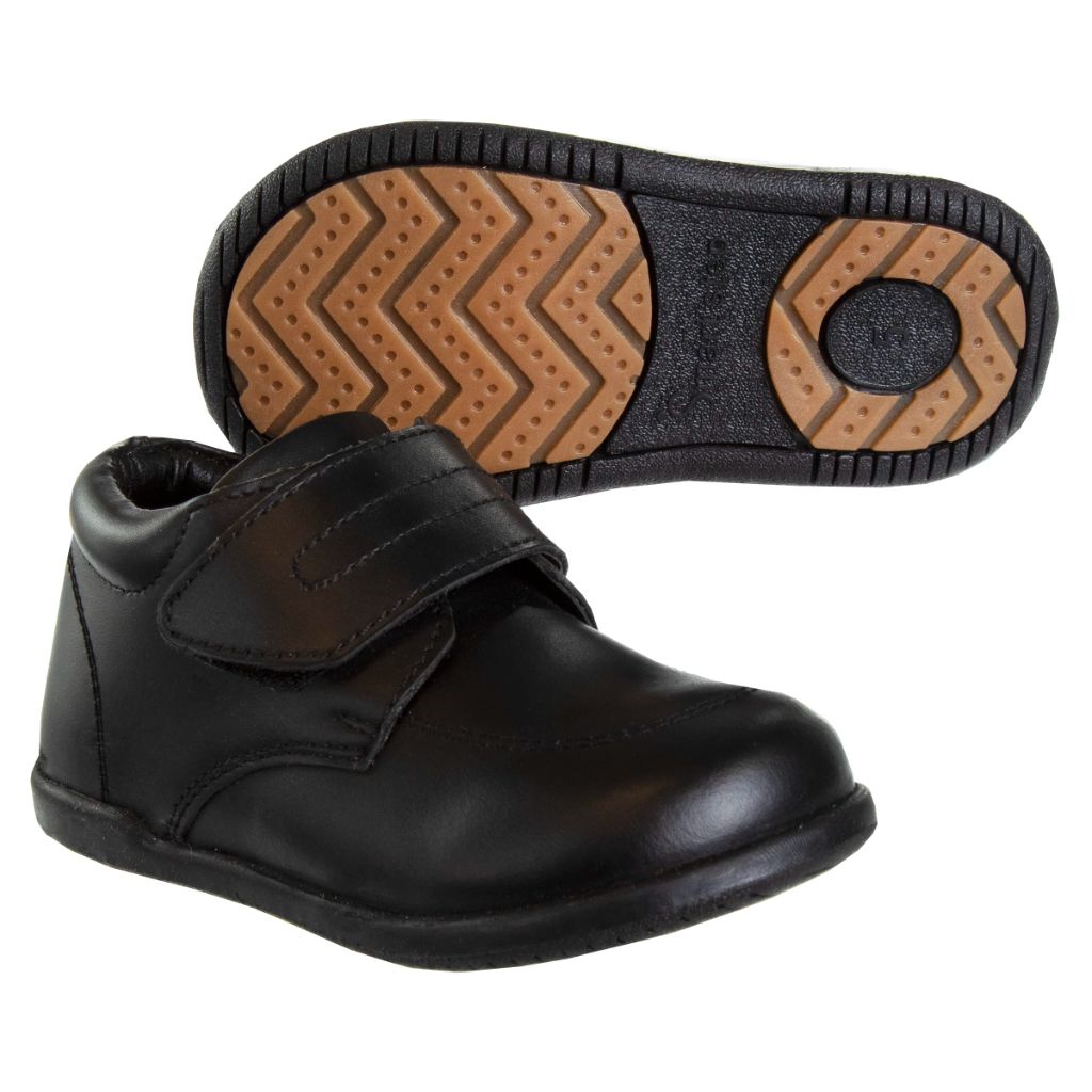 Josmo Kids Smart Baby Walking Shoes Nonslip , 6 US Unisex Toddler (Black)