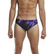 TYR Men's Cycloid Durafast Elite Brief, Purple, Size 34 M