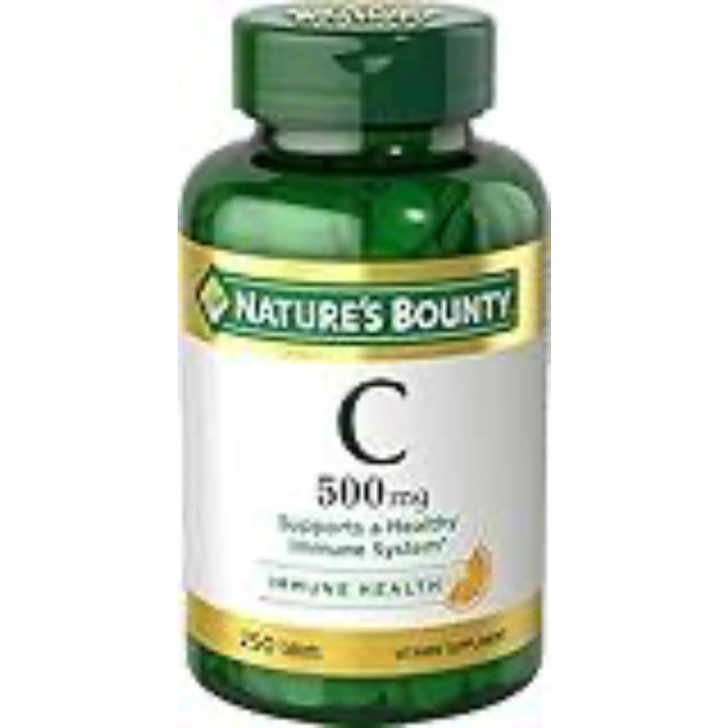 Nature’s Bounty Vitamin C 500mg Tablets for Immune Support  Vitamin Supplement  250 Ct
