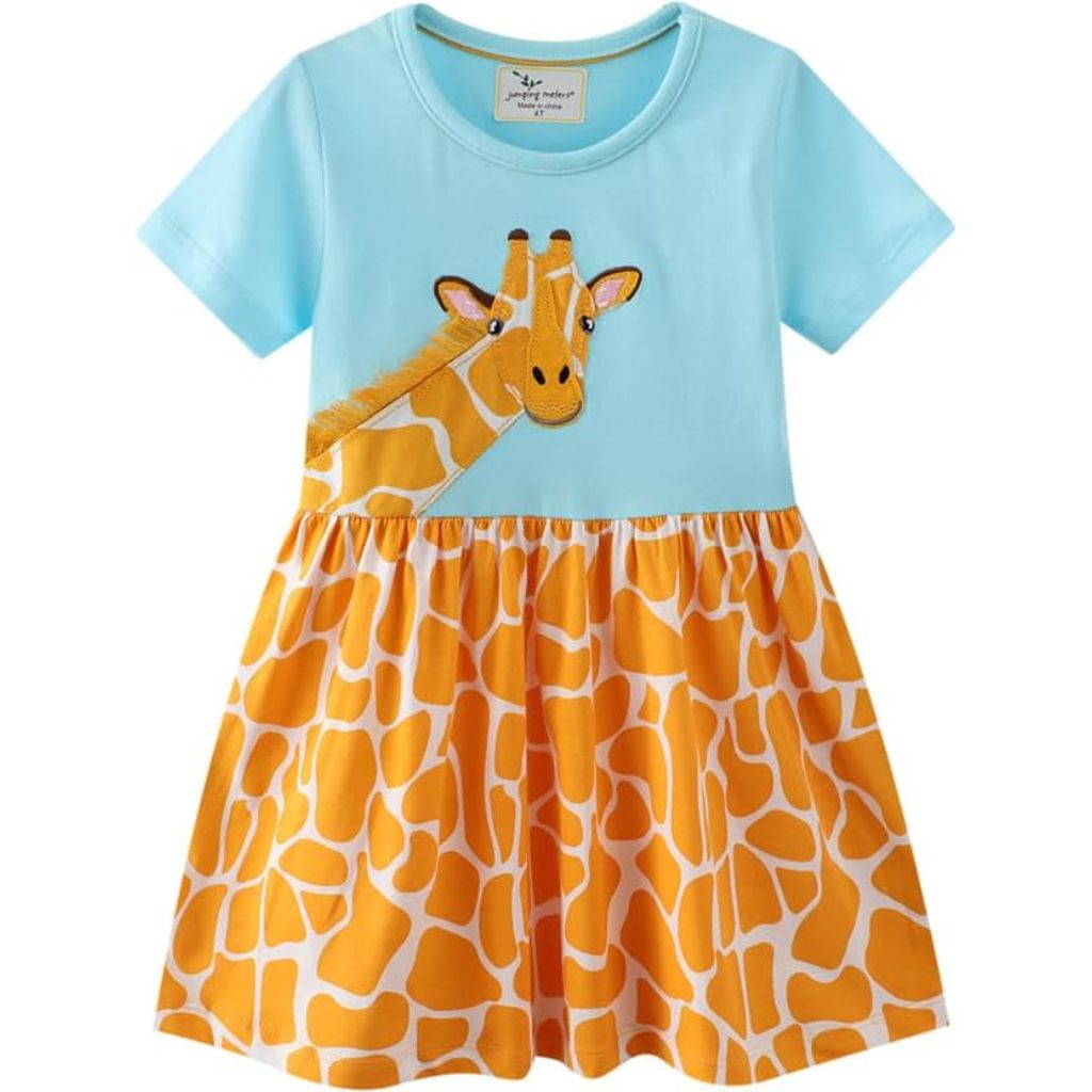 Jumping Beans Little Girls A-Line Dress - Giraffe, Size 5T