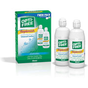 Opti-Free Replenish Multi-Purpose Contact Lens Cleaning and Disinfecting Solution with Lens Case, 10 FL OZ (Pack of 2)