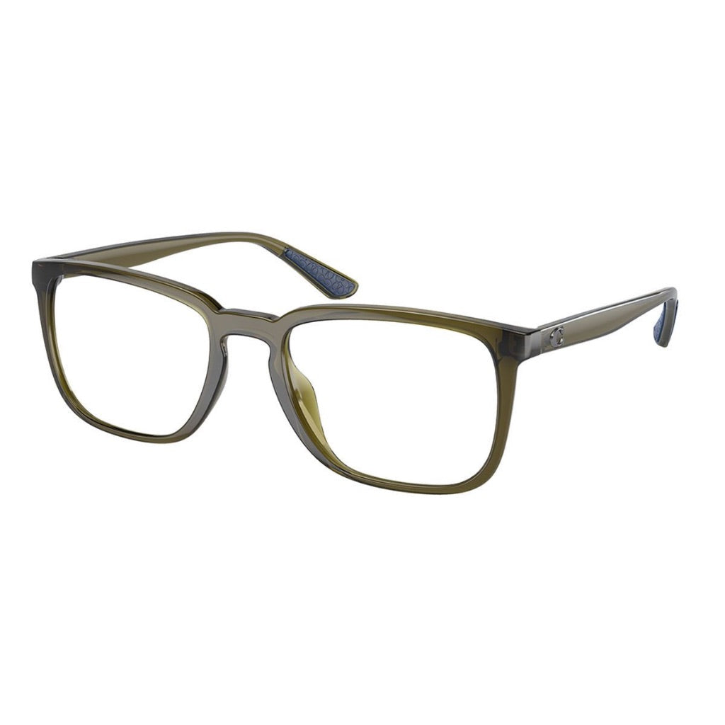 Coach Men's HC6212U Asian Fit 5760 Eyewear Frames - Transparent Green, 54/19/145