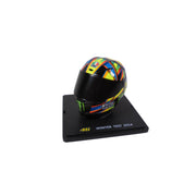 - Valentino Rossi Moto GP Winter Test 1/5 Scale Helmet 2014 Season Compatible with Yamaha YZR-M1 - CR042