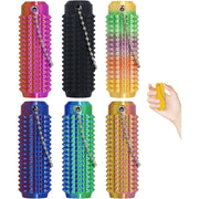 Little Ouchies Pain Fidget, Pain Stim Fidget for Stress Relief & Focus, Little ouchies, Mini Fidget Toys, 3D Printed with Hard Spiky Fidget Massage Keychain (6PCS)