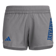 adidas Women's D4T Woven Training Shorts, 5" Inseam - Kansas University, Team Gray (XL)