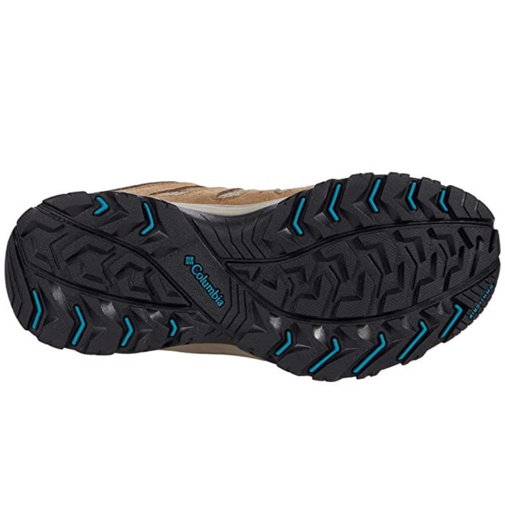 Columbia Women's Redmond III Mid Waterproof Hiking Boots, Khaki II/Sea Level, Size 8