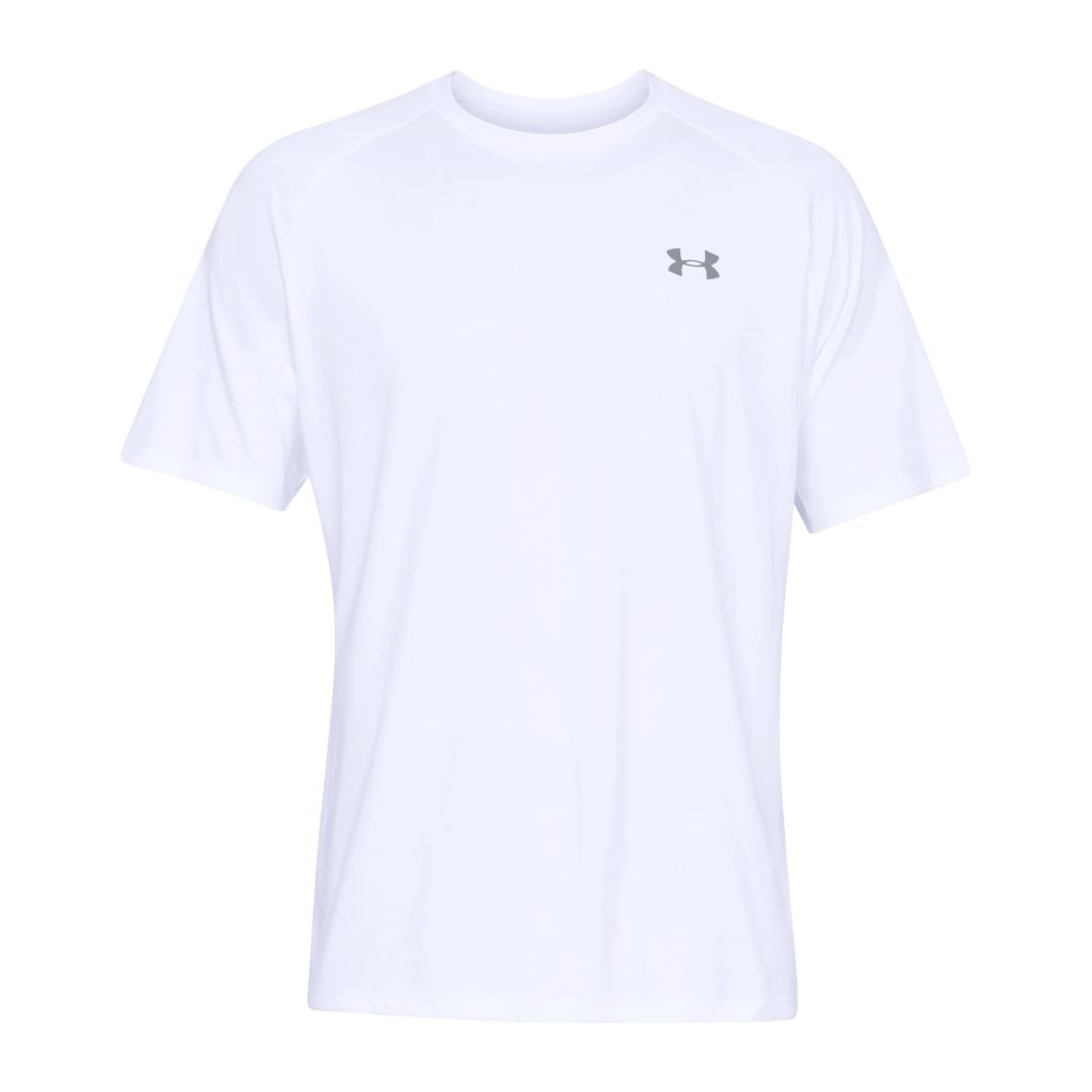 SZ M, Under Armour Men's UA Tech 2.0 Short Sleeve MD | White