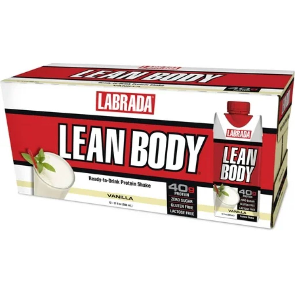 Labrada Lean Body Ready-to-Drink Protein Shakes - Vanilla, 17 fl. oz. (12ct)