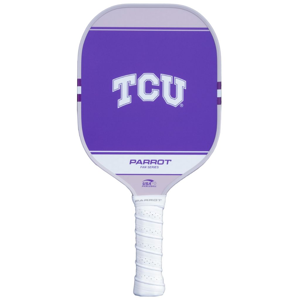 Team Golf Parrot Paddles NCAA Texas Christian Sport Plus Pickleball Paddle