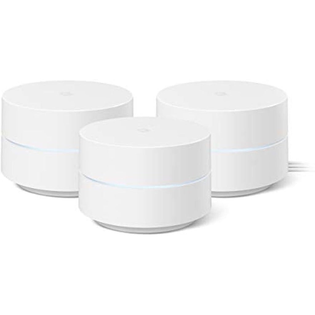 Google WiFi AC1200 Mesh WiFi Router System - 4500 Sq Ft Coverage - 3 Pack