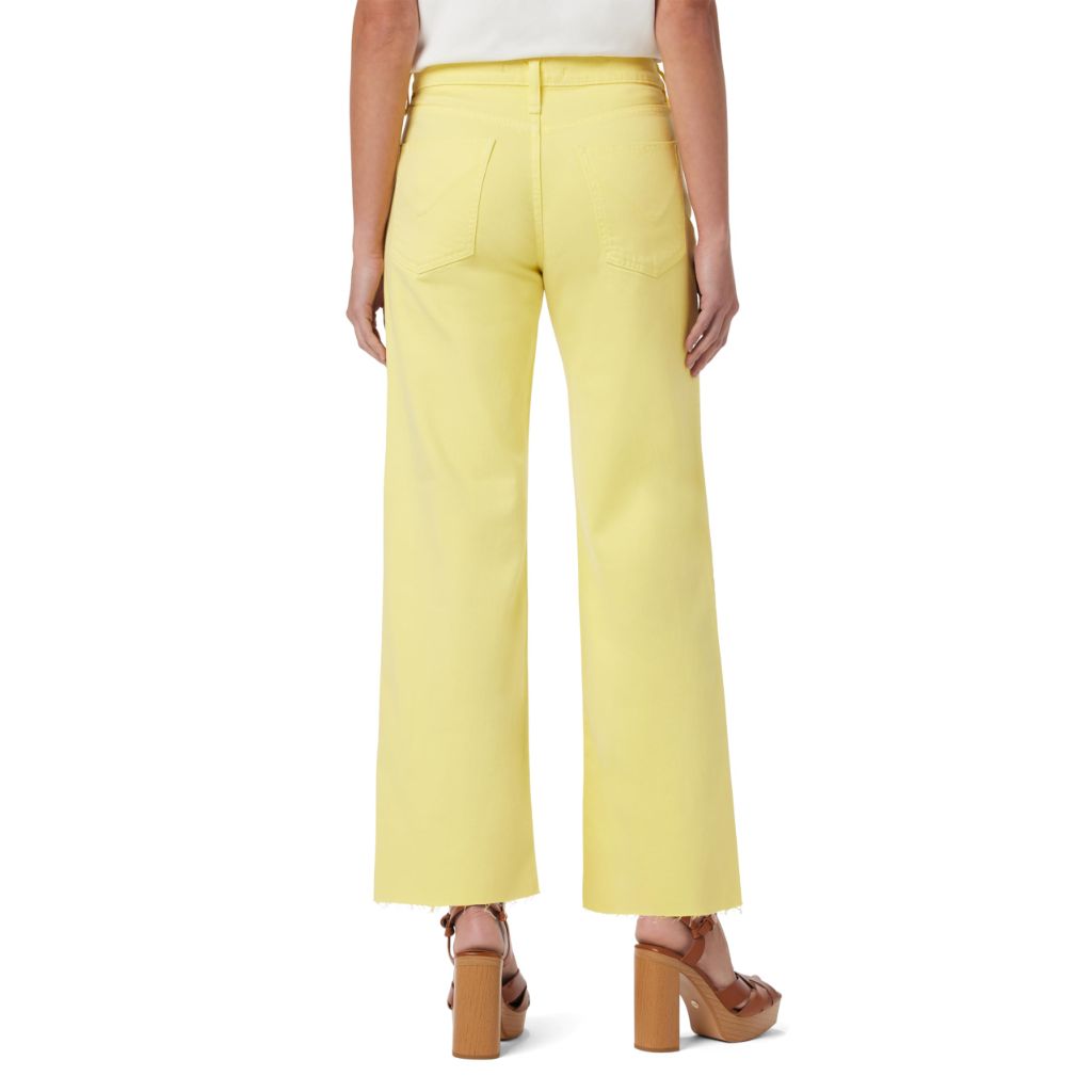 Hudson Women's Rosie High Rise, Wide Leg Ankle Jean, Limelight, 24